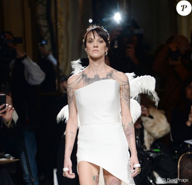 Asia Argento - Défilé de mode Haute-Couture printemps-été 2019 "Antonio Grimaldi" à Paris. Le 21 janvier 2019 © Veeren-CVS / Bestimage