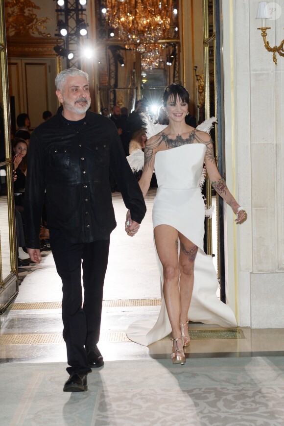 Asia Argento - Défilé de mode Haute-Couture printemps-été 2019 "Antonio Grimaldi" à Paris. Le 21 janvier 2019 © Veeren-CVS / Bestimage
