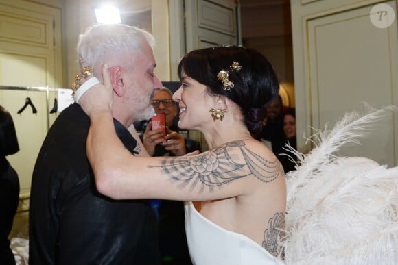 Asia Argento - Défilé de mode Haute-Couture printemps-été 2019 "Antonio Grimaldi" à Paris. Le 21 janvier 2019 © Veeren-CVS / Bestimage