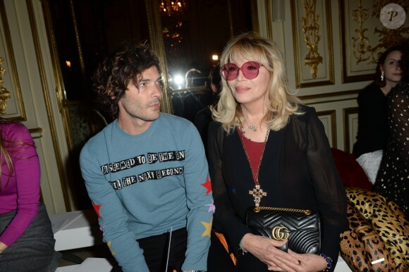 Amanda Lear - Défilé de mode Haute-Couture printemps-été 2019 "Antonio Grimaldi" à Paris. Le 21 janvier 2019 © Veeren-CVS / Bestimage