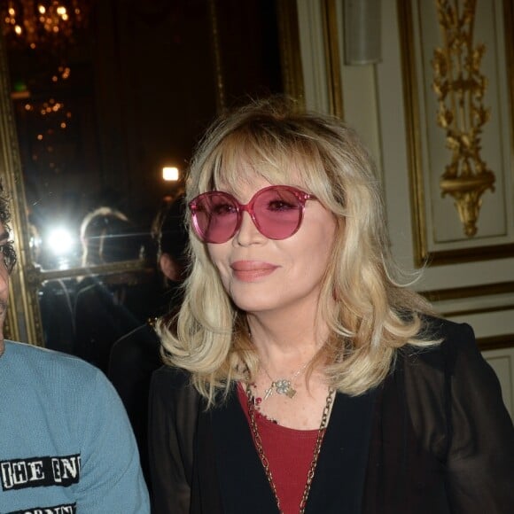 Amanda Lear - Défilé de mode Haute-Couture printemps-été 2019 "Antonio Grimaldi" à Paris. Le 21 janvier 2019 © Veeren-CVS / Bestimage