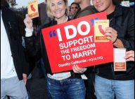 Drew Barrymore : elle défile dans la rue avec ses amis stars et people... pour défendre le mariage gay !