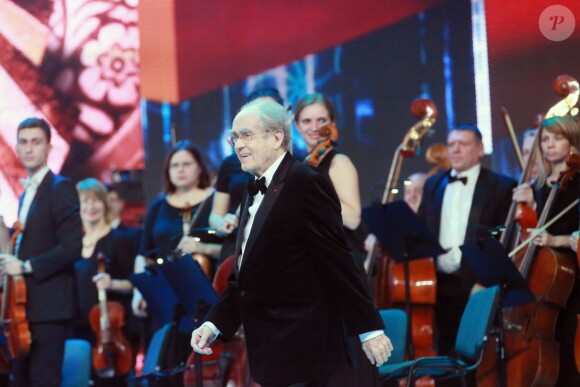 Michel Legrand reçoit le Prix Concord à Moscou, 18/12/2014