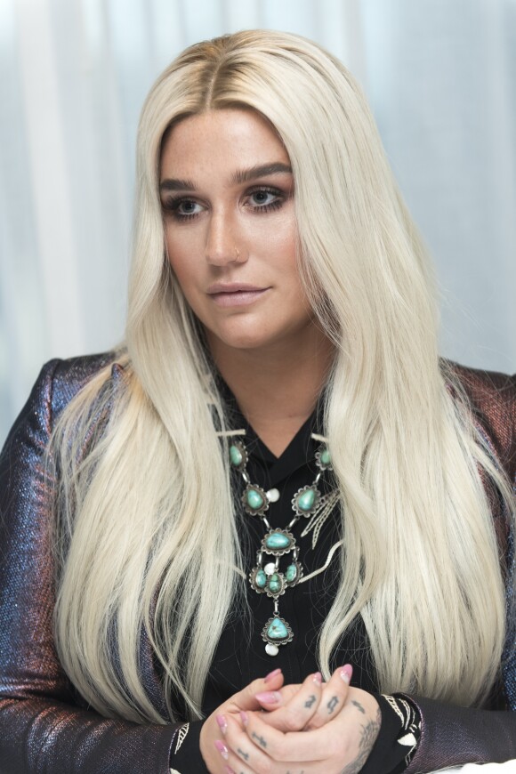 Kesha fait la promotion de sa nouvelle chanson "Here Comes the Changes", écrite pour le film "On the Basis of Sex", au London Hotel à West Hollywood, Los Angeles, le 18 novembre 2018.
