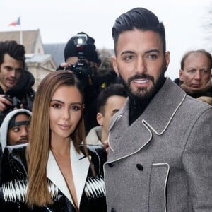 Nabilla Benattia, Thomas Vergara - Arrivées au défilé de mode Haute-Couture printemps-été 2019 "Jean Paul Gaultier" à Paris. Le 23 janvier 2019 © Veeren-CVS / Bestimage  201923/01/2019 - Paris