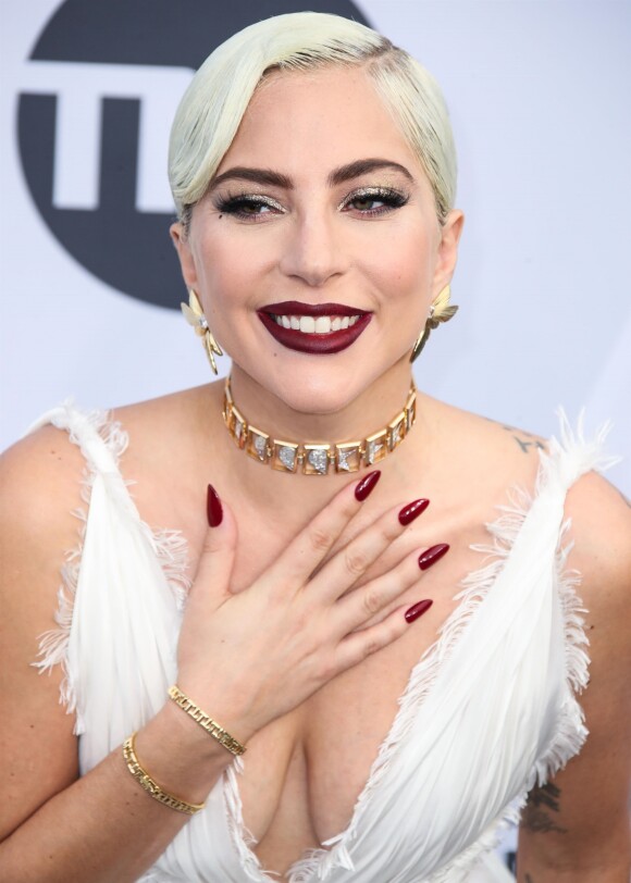 Lady Gaga - 25e cérémonie annuelle des Screen Actors Guild Awards au Shrine Audritorium à Los Angeles, le 27 janvier 2019.