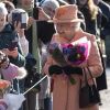 La reine Elisabeth II d'Angleterre se rend à la messe à West Newton le 3 février, 2019.