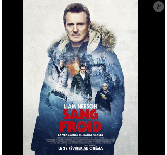 Affiche du film "Sang froid" avec Liam Nesson. En salles le 27 février 2019.