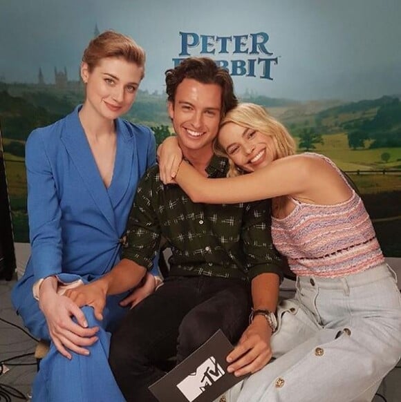 Elizabeth Debicki, Cameron Robbie et sa soeur Margot Robbie. 2018.