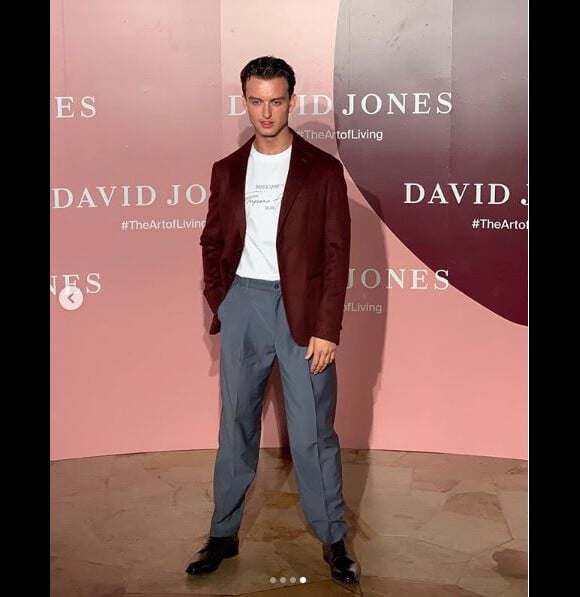Le petit frère de Margot Robbie, Cameron, est mannequin pour David Jones. Février 2019.