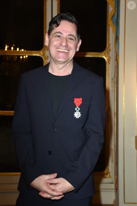 Remise des insignes de chevalier de l'Ordre national de la Légion d'Honneur au metteur en scène Olivier Py au ministère de la Culture à Paris, le 6 février 2019. © Giancarlo Gorassini/Bestimage