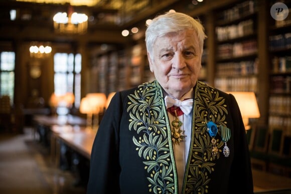 Jacques Perrin - Installation de Jacques Perrin à l'Academie des beaux-arts sous la coupole de l'Institut de France à Paris le 6 février 2018. © Cyril Moreau/Bestimage