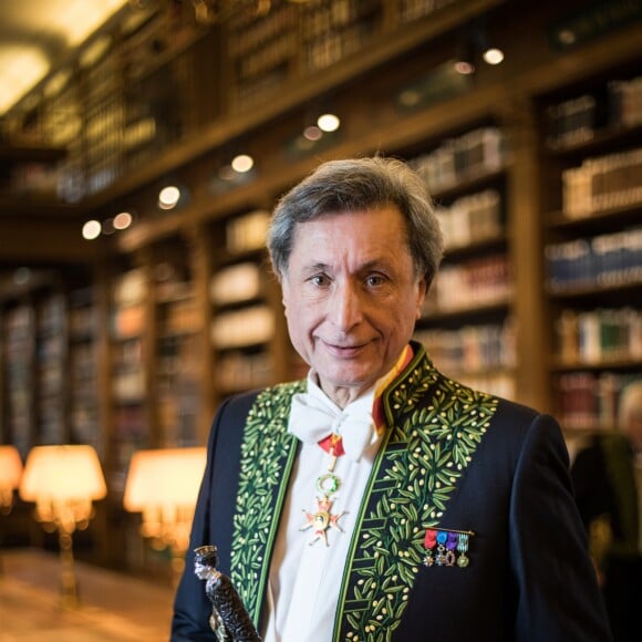 Patrick de Carolis - Installation de Jacques Perrin à l'Academie des beaux-arts sous la coupole de l'Institut de France à Paris le 6 février 2018. © Cyril Moreau/Bestimage