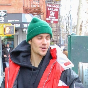 Justin Bieber et sa femme Hailey Baldwin-Bieber sont allés déjeuner au restaurant The Dutch à New York. Leur pasteur C. Lentz les a rejoint. Le 28 janvier 2019