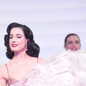 Exclusif - Prix Special - Dita Von Teese est la guest star du "Fashion Freak Show" (Le spectacle de Jean Paul Gaultier) pour sept représentations aux Folies Bergère. Paris, le 26 Janvier 2019 © Veeren Ramsamy / Bestimage