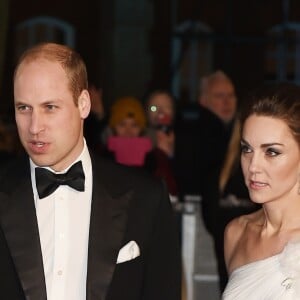 Le prince William et Catherine Kate Middleton, la duchesse de Cambridge arrivent à la 72ème cérémonie annuelle des BAFTA Awards au Royal Albert Hall à Londres, le 10 février 2019.