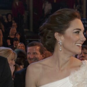 Le prince William et Catherine Kate Middleton, la duchesse de Cambridge lors de la 72ème cérémonie annuelle des BAFTA Awards au Royal Albert Hall à Londres, le 10 février 2019.