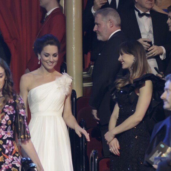 Le prince William et Catherine Kate Middleton, la duchesse de Cambridge lors de la 72ème cérémonie annuelle des BAFTA Awards au Royal Albert Hall à Londres, le 10 février 2019.