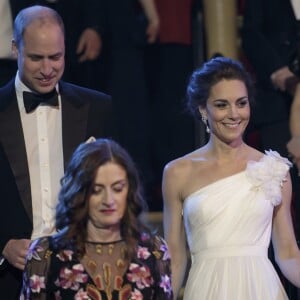 Le prince William et Catherine Kate Middleton, la duchesse de Cambridge lors de la 72ème cérémonie annuelle des BAFTA Awards au Royal Albert Hall à Londres, le 10 février 2019.