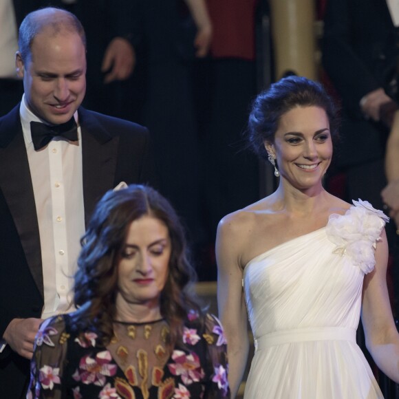 Le prince William et Catherine Kate Middleton, la duchesse de Cambridge lors de la 72ème cérémonie annuelle des BAFTA Awards au Royal Albert Hall à Londres, le 10 février 2019.