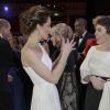 Catherine (Kate) Middleton, duchesse de Cambridge et Olivia Colman à la 72ème cérémonie annuelle des BAFTA Awards au Royal Albert Hall à Londres, Royaume Uni, le 10 février 2019.
