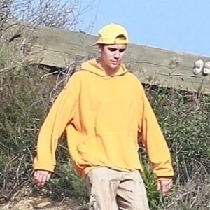 Exclusif - Justin Bieber fait son jogging à Griffith Park à Hollywood, Los Angeles. Le 18 janvier 2019