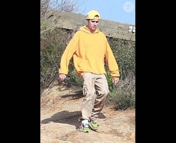 Exclusif - Justin Bieber fait son jogging à Griffith Park à Hollywood, Los Angeles. Le 18 janvier 2019