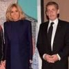 Nicolas Sarkozy, Brigitte Hidalgo et Anne Hidalgo à la vente aux enchères organisée par Gustave Roussy, premier centre de lutte contre le cancer en Europe, à l'Hôtel de ville de Paris, le 13 février 2019.