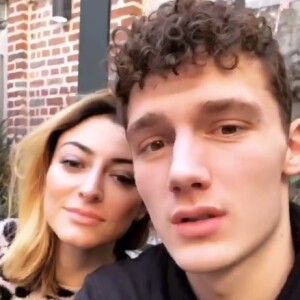 Benjamin Pavard se montre avec Rachel Legrain-Trapani sur Instagram le 26 décembre 2018.