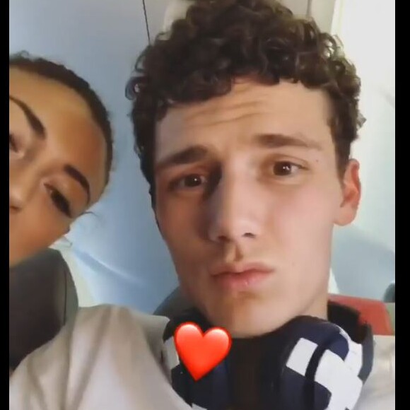 Rachel Legrain-Trapani part en vacances avec Benjamon Pavard. Instagram, le 22 juillet 2018.