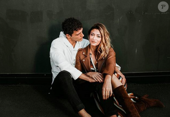 Rachel Legrain-Trapani et son petit ami Benjamin Pavard sur Instagram, en novembre 2018.