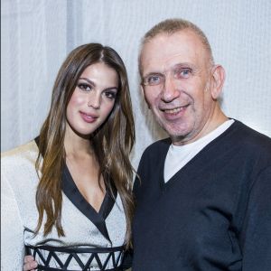 Iris Mittenaere et Jean-Paul Gaultier - Backstage du défilé de mode Haute-Couture printemps-été 2019 "Jean Paul Gaultier" à Paris. Le 23 janvier 2019 © Olivier Borde / Bestimage