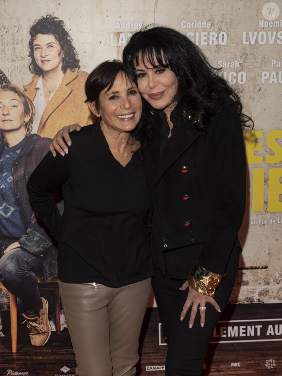 Exclusif - Véronique Morali, Yamina Benguigui (co-productrice) - Projection privée du film "Les Invisibles" au cinéma Elysées Biarritz à Paris, France, le 14 février 2019. © Pierre Perusseau/Bestimage