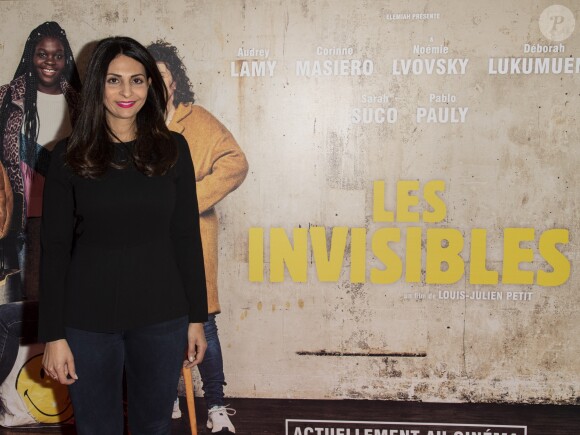 Exclusif - Liza Benguigui (productrice déléguée) - Projection privée du film "Les Invisibles" au cinéma Elysées Biarritz à Paris, France, le 14 février 2019. © Pierre Perusseau/Bestimage