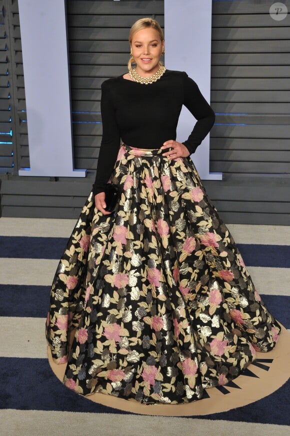 Abbie Cornish - Les célébrités arrivent à la soirée "Vanity Fair Oscar Party" organisée par Radhika Jones à Beverly Hills le 4 octobre 2018.