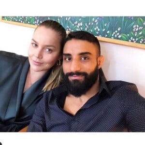 Abbie Cornish avec son fiancé Adel Altamimi. Instagram, le 17 février 2019.