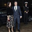 La princesse Mary et le prince Frederik de Danemark le 20 février 2019 au palais de Fredensborg pour un concert commémorant le premier anniversaire de la mort du prince Henrik.