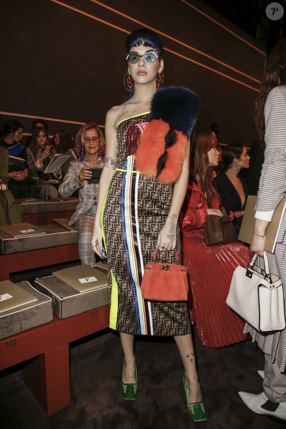Sita Abellan - Défilé Fendi, collection prêt-à-porter automne-hiver 2019-2020 lors de la Fashion Week de Milan, le 21 février 2019.