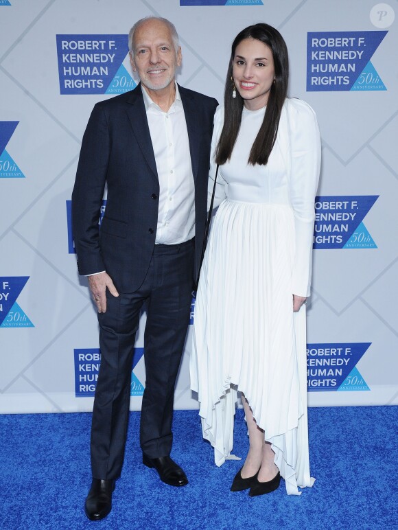 Peter Frampton et sa fille Jade Frampton lors du photocall de la soirée Kennedy Human Rights à New York le 12 décembre 2018.