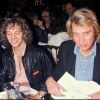 Peter Frampton et Johnny Hallyday, image d'archives.