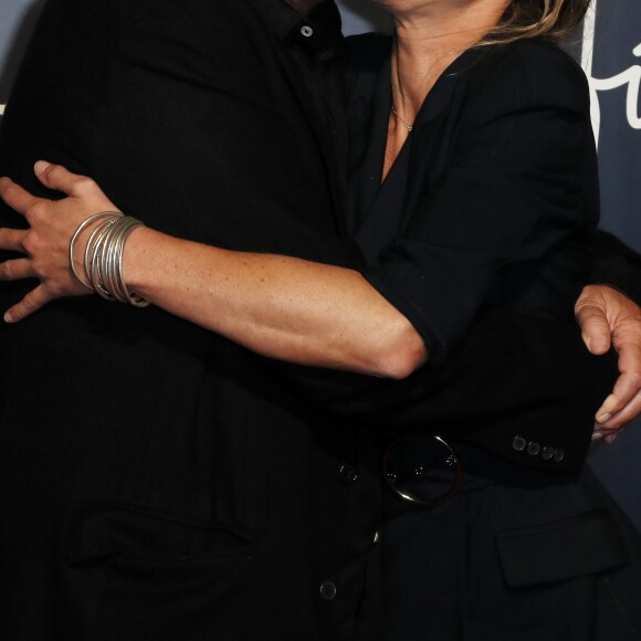 Yves Rénier et sa fille Samantha à la projection du téléfilm "Jacqueline Sauvage : C'était lui ou moi" au festival international du film de La Rochelle, France, le 13 septembre 2018. © Patrick Bernard/Bestimage