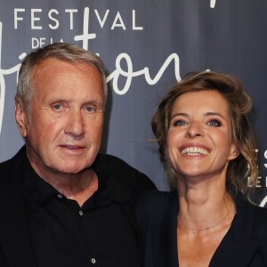 Yves Rénier et sa fille Samantha à la projection du téléfilm "Jacqueline Sauvage : C'était lui ou moi" au festival international du film de La Rochelle, France, le 13 septembre 2018. © Patrick Bernard/Bestimage