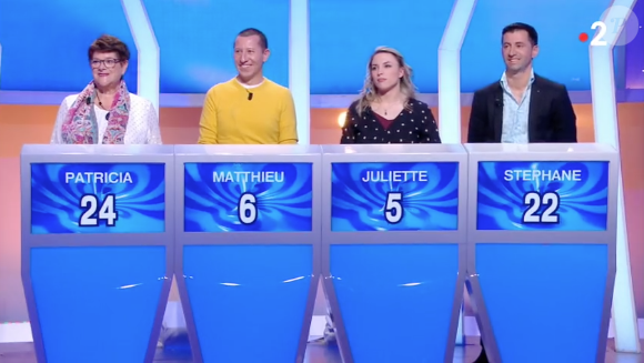 Nagui face à Stéphane dans "Tout le monde veut prendre sa place" sur France 2, le 24 février 2019.