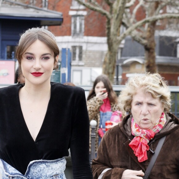 Shailene Woodley - Arrivées au défilé de mode Prêt-à-Porter automne-hiver 2019/2020 "Balmain" à Paris. Le 1er mars 2019 © Veeren-CVS / Bestimage