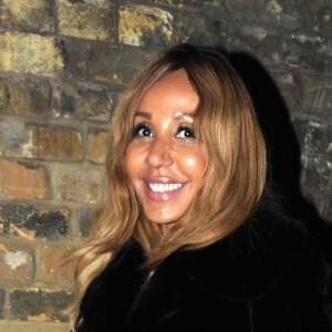 Exclusif - Cathy Guetta, Christian Clavier et sa femme Isabelle de Araujo ont dîné au restaurant "Chiltern Firehouse" à Londres le 23 décembre 2018.