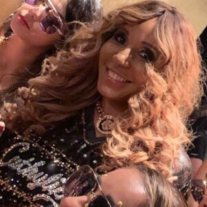 Cathy Guetta à Rio de Janeiro pour le carnaval, le 4 mars 2019.