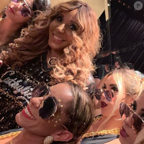 Cathy Guetta à Rio de Janeiro pour le carnaval, le 4 mars 2019.