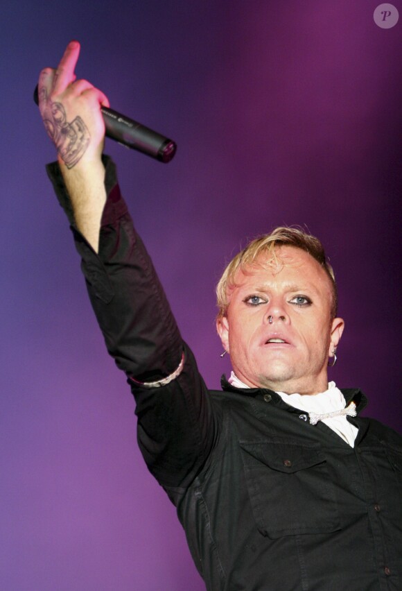 Keith Flint de The Prodigy (ici en 2005 lors d'un festival en Slovaquie) est mort à 49 ans le 4 mars 2019. Le chanteur anglais se serait suicidé.