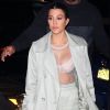 Kourtney Kardashian arrive au restaurant "Milos" à New York, le 7 février 2019.