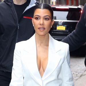 Kourtney Kardashian arrive sur le plateau de l'émission "Today Show" à New York, le 7 février 2018.